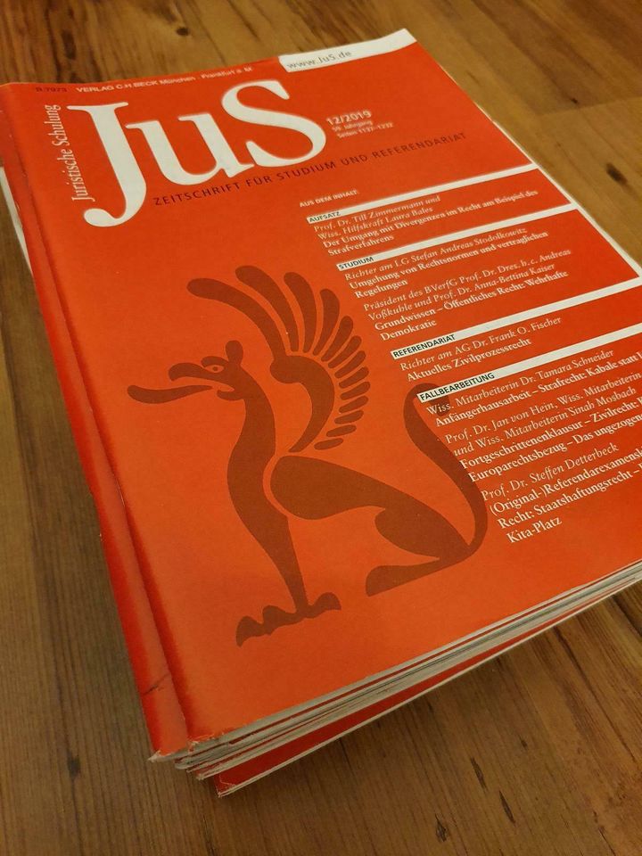 JuS - Juristische Schulung - Zeitschrift - 1961-2019 in Großrückerswalde