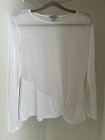 H&M Damen Langarmshirt Bluse Knotendetail weis M 38 Nordrhein-Westfalen - Wipperfürth Vorschau
