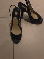 ASH Slingback Peeptoes Gr 39 Lack dunkelblau wie neu Nordrhein-Westfalen - Eitorf Vorschau