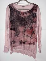 Tredy Damen Shirt Gr 40 rosa viel Glitzer Material Mix Nordrhein-Westfalen - Herne Vorschau