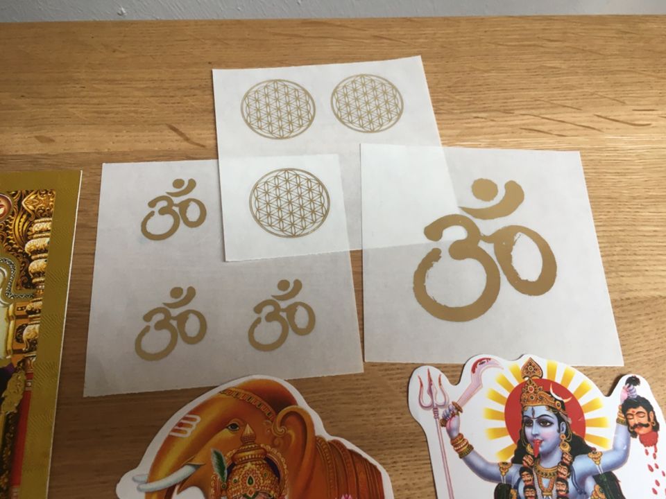 Sarasvati Kali OM Blume des Lebens aufkleber Sticker Print yoga in Dortmund