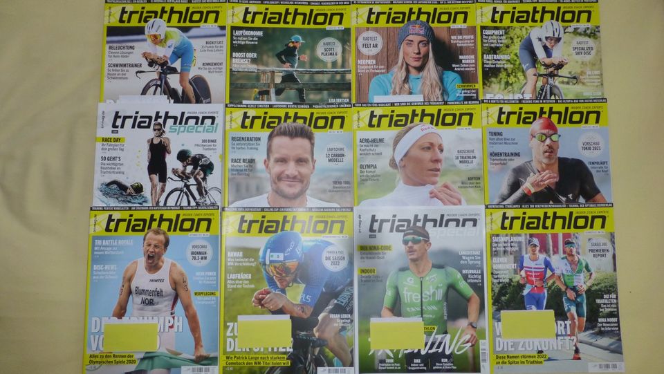 TRIATHLON-Magazin kompletter Jahrgang 2021 inkl. 2 x Spezial-TOP in Melle