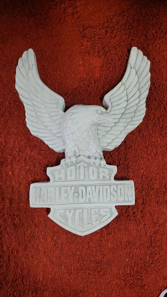 Harley Davidson  Motor Cycles. Wandschild .Beton NEU!! Frostfest in Bötzingen