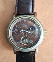 Minoir Germany Automatic Armbanduhr Uhr 40mm braun Leder Gold Wuppertal - Elberfeld Vorschau
