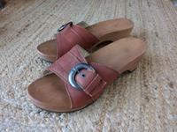 Woodys Sandalen aus Leder und mit Holzsohle Bayern - Landau a d Isar Vorschau
