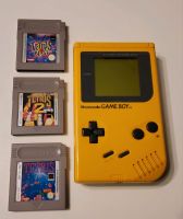 Nintendo Game Boy classic gelb mit 3 Spielen Frankfurt am Main - Praunheim Vorschau