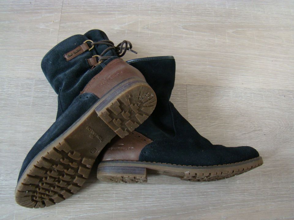 Tom TAILOR Winter Booties Schuhe 39 Stiefeletten Boots gefüttert in Menden