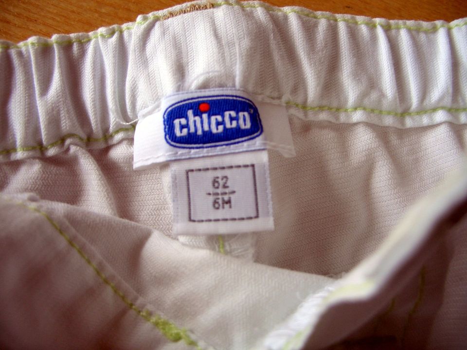 Neuwertig: Chicco Set T-Shirt und Shorts Gr. 62 /6 Monate unisex in Füssen