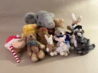 11-tlg. diverse Stofftiere Teddy, Elefant, ... inkl. Versand Bayern - Bruck Vorschau