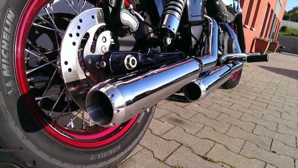 Auspuff Umbau für Harley Davidson   " Neu Soundfile" Milobike in Hattingen