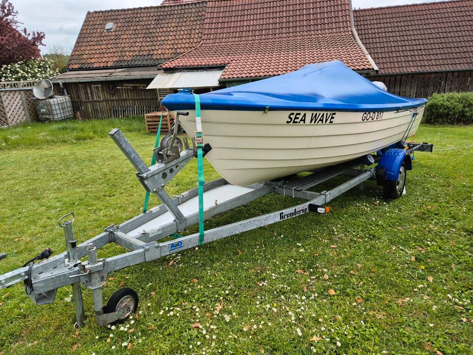 Angel Sportboot Crescent 465 Trader mit 30 PS Yamaha  und Trailer in Walkenried