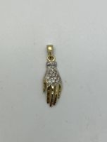 Anhänger Hand mit Zirkonia in 585er Gelbgold (P17306) Bayern - Landshut Vorschau