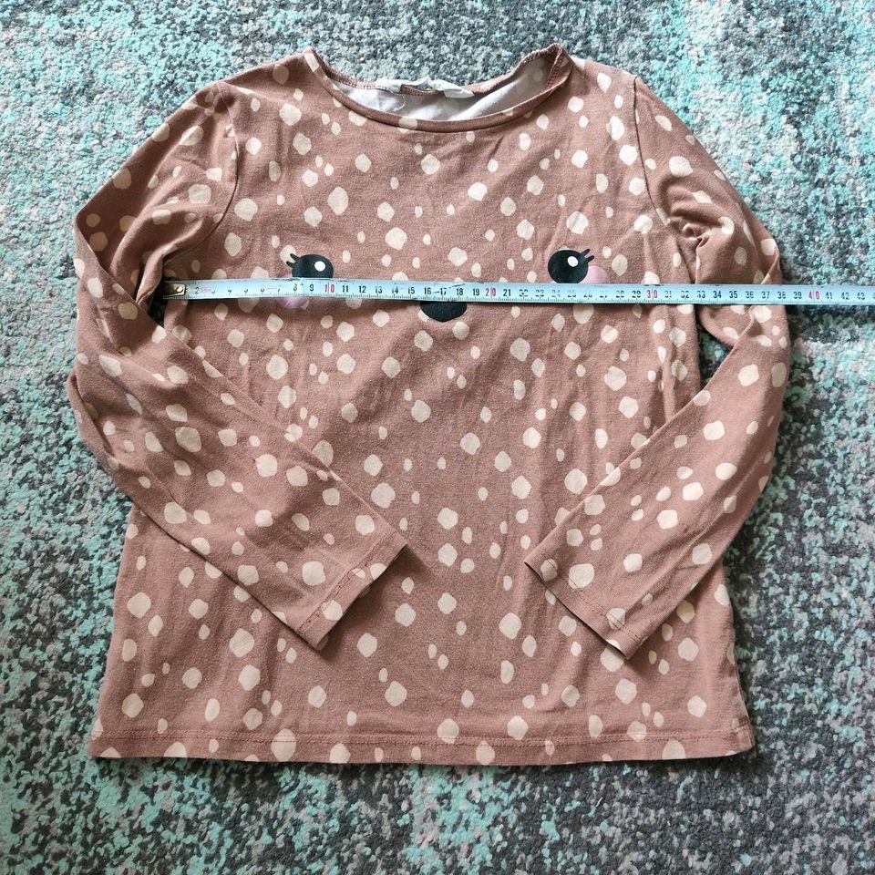 h&m Shirts Langarmshirts Schlafanzug 122/128 Pony Peppa Minnie in Andernach