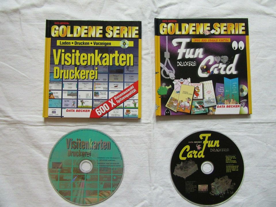 PC CD Rom Zeichnen Malen Drucken Karten Druckstudio Visitenkarten in Metzingen