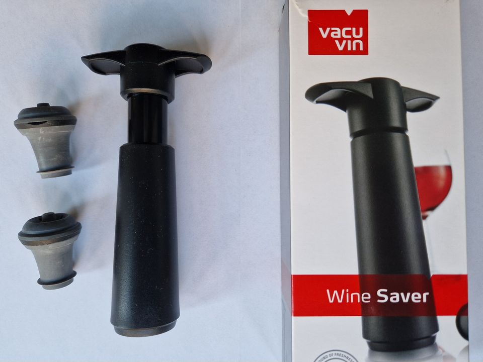 VACU WIN Wine Saver Weinverschluss Vakuumpumpe neu OVP in Dortmund