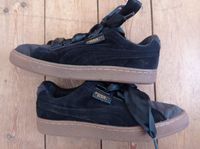 Puma Basket Heart schwarz Samt Satin 39 Schleswig-Holstein - Flensburg Vorschau