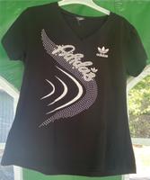 Schwarzes T-Shirt mit Logo Aufdruck Bayern - Roth Vorschau