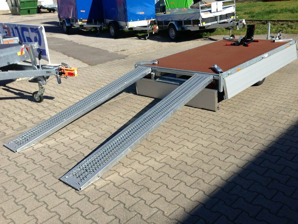 ⭐️ Eduard Auto Transporter 1350 kg 311x180x30 cm Rampen Winde 63 in Schöneiche bei Berlin