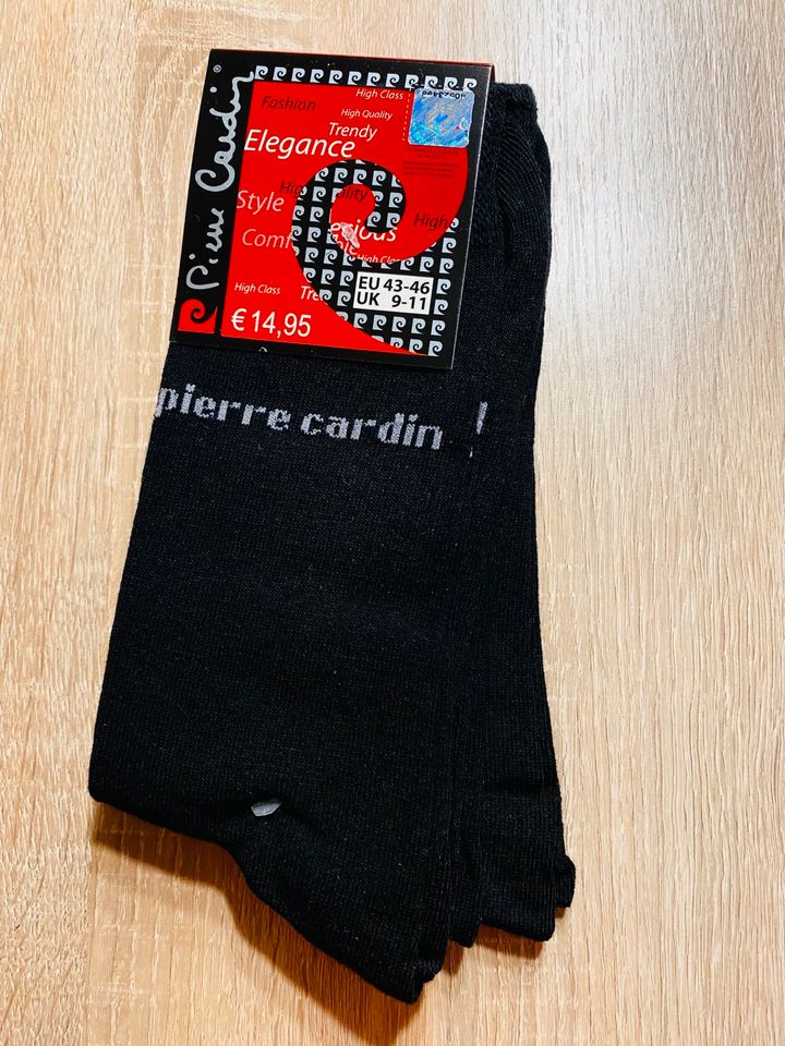 Neu 3 Paare Pierre Cardin Herr Socken 43 44 45 46 schwarz 78%BW in Frankfurt am Main