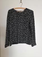 Bluse schwarz weiß EDC Esprit Viskose Gr M 38 Knopfleiste Sachsen - Naunhof Vorschau
