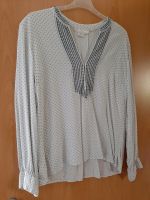 schöne H&M Bluse creme weiss blau Gr. 38 M Hemd Shirt Bayern - Freilassing Vorschau