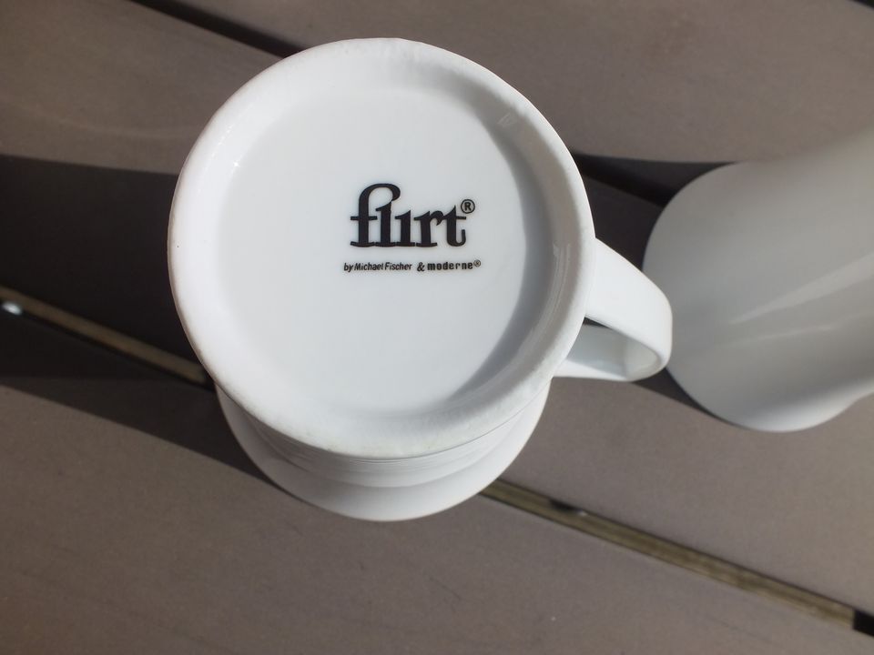 Kaffee - Tafel - Service Flirt  Weiß / von Porta in Aachen