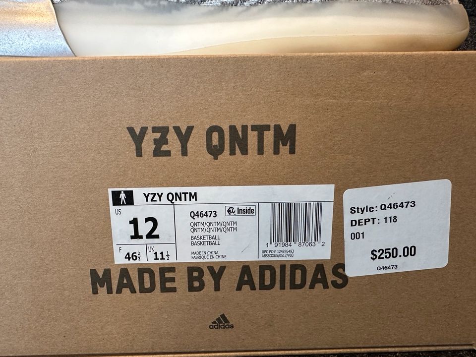Adidas Yeezy QNTM 46 2/3 / US 12 in Espelkamp