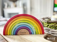 Regenbogen gelasert/ Geschenk zu Weihnachten/ Geburt/ Taufe Niedersachsen - Elsfleth Vorschau