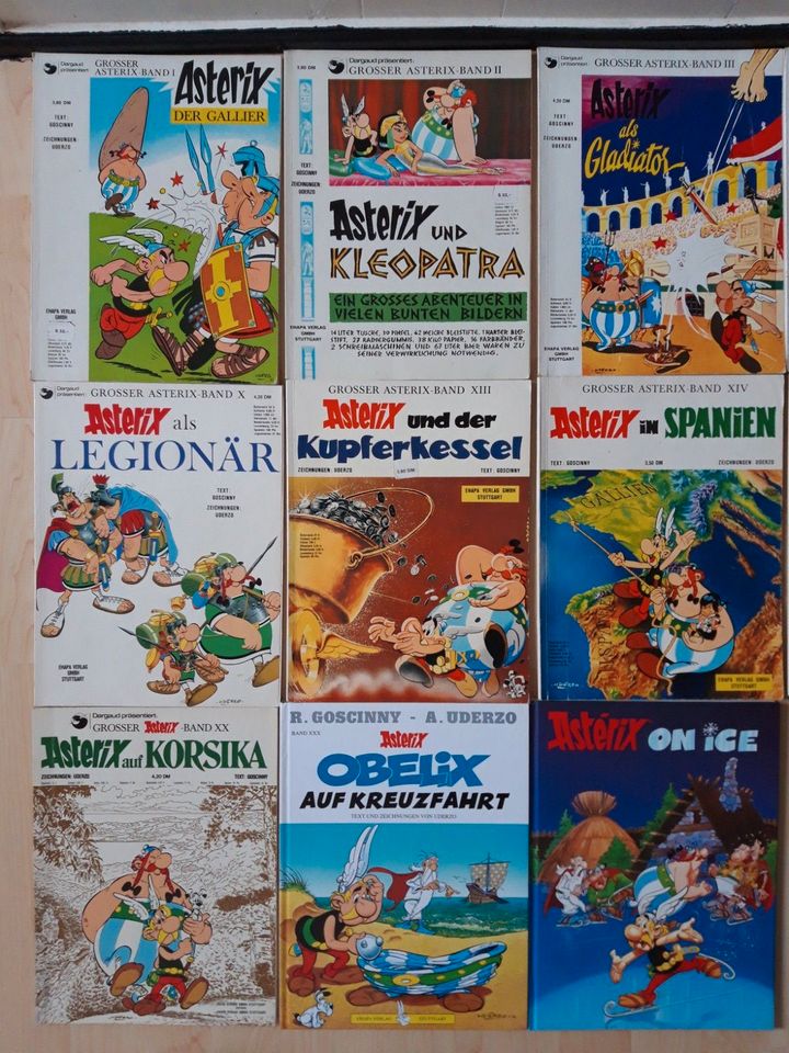 Asterix Comics *** vintage 1968-1975 und 1996 *** 11 Bände in Birstein