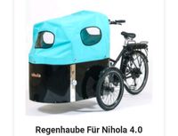 Regenhaube SCHWARZ für Nihola Lastenrad 4.0 West - Griesheim Vorschau