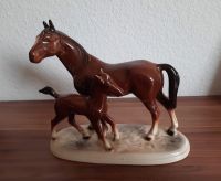Alte KATZHÜTTE Porzellanfigur - Pferd mit Fohlen 1933-1953 Thüringen - Zeulenroda Vorschau