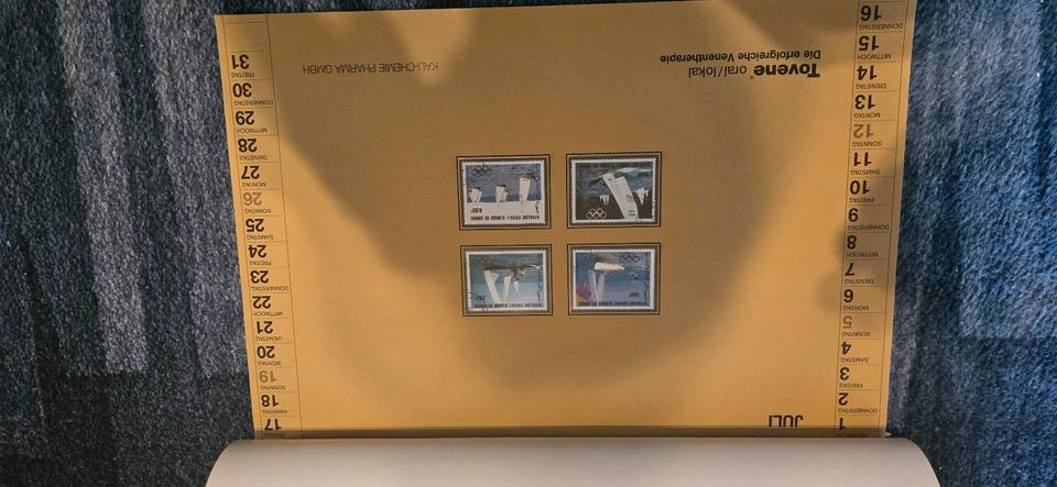 Briefmarken Gartenreich Großsegler Flugboot olympia Mozart in Berlin