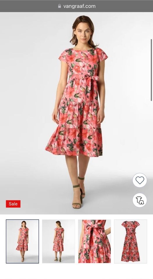 Kleid Sommerkleid mit Blumenmuster in Größe 40 / L Neu in Celle