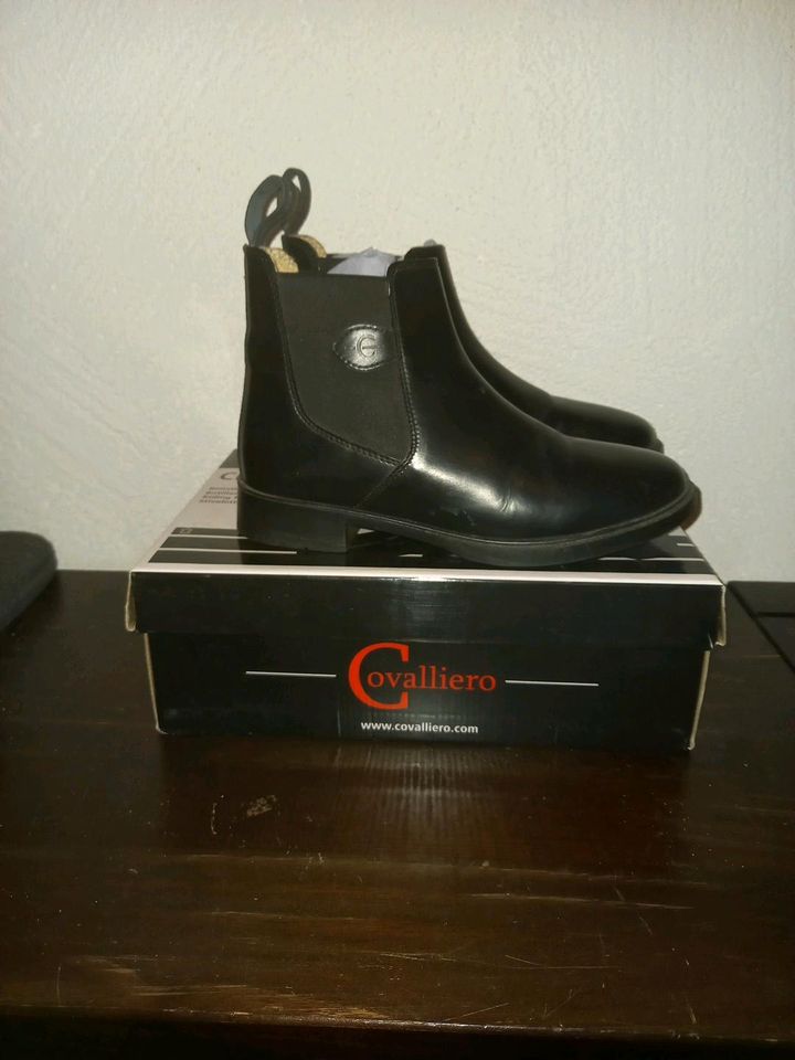 Covalliero Reitstiefel classic Gr 38 Leder in Gerwisch