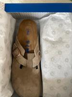 Birkenstock Boston Taupe | Weichbettung | schmale Weite Größe 43 Berlin - Steglitz Vorschau