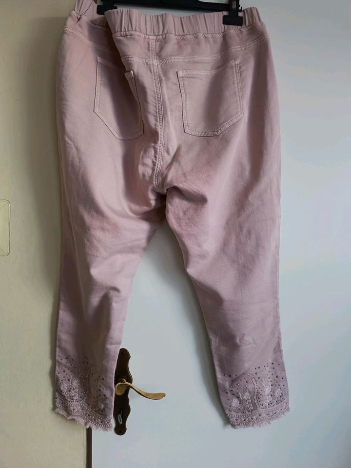 Sehr schöne Tredy Hose in Größe 48 und Farbe rosa in Neustadt am Rübenberge