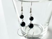 Ohrringe Natural stone earrings,black obsidian,power stone Baden-Württemberg - Mannheim Vorschau