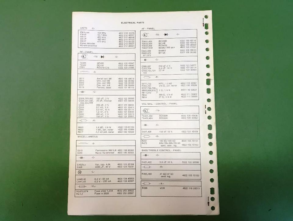 Philips Stereoanlage Konzertmeister 852 - 22RH852 Service-Manual in Brake (Unterweser)