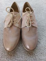 Lederschuhe, Gr. 39, NEU, beige/gold Herzogtum Lauenburg - Ratzeburg Vorschau