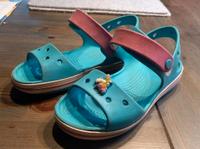 Crocs Kindersandalen Gr. 34/35 inkl. Einhornbutton Feldmoching-Hasenbergl - Feldmoching Vorschau