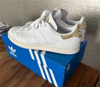 Adidas Stan Smith weiß Gold Gr. 40 Sneaker G58184 Rheinland-Pfalz - Lambsheim Vorschau