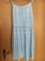 H&M Schönes hellblaues Kleid XS Glitzer Brandenburg - Jacobsdorf  Vorschau