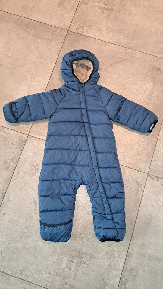 ⭐neuwertig Schneeoverall Schneeanzug Skioverall Gr. 74/80 in Bad Bocklet