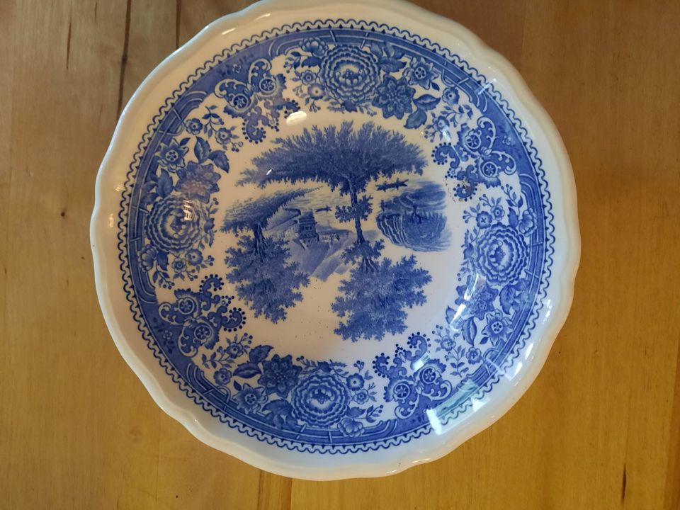 Burgenland Porzellan blau, 2 Stück Desserschalen Villeroy & Boch in Hückelhoven
