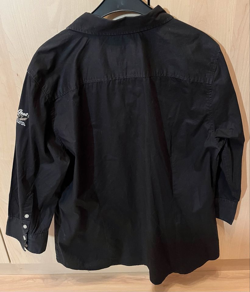 SOCCX Bluse 3/4-Arm schwarz, Gr. 42/XL - SEHR SCHÖN in Hasselbach