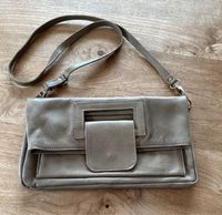 Handtasche Clutch Henkeltasche aufklappbare taube Leder Damen Rheinland-Pfalz - Wincheringen Vorschau