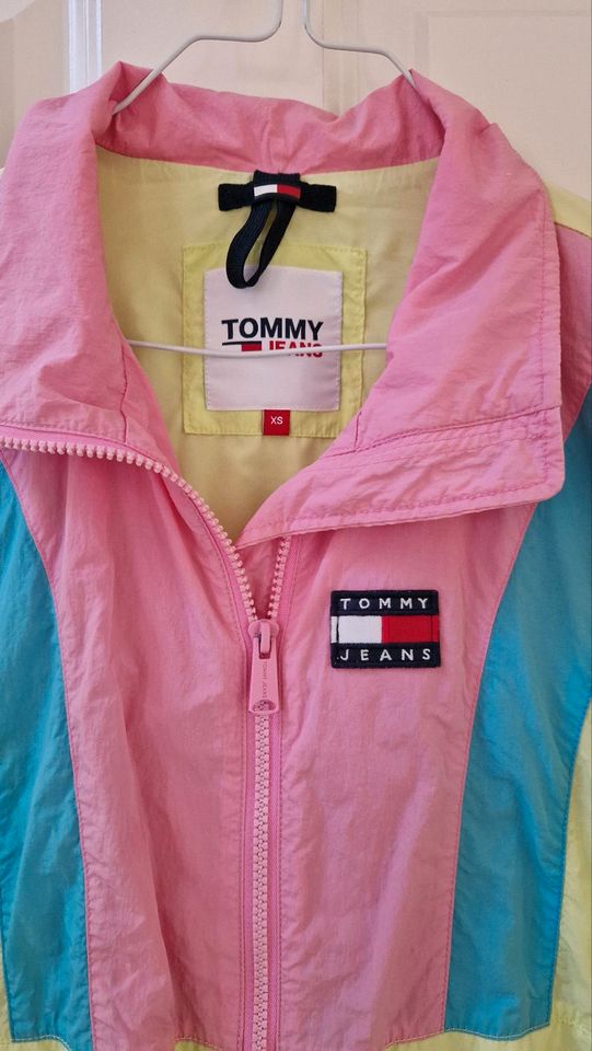 Tommy jeans Tommy Hilfiger Blouson Jacke Neon XS in Appel