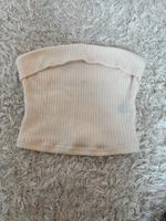 Beiges geribbtes Bandeau Top Hessen - Heuchelheim Vorschau