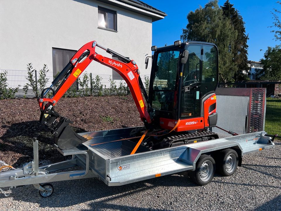 Minibagger Bagger KUBOTA KX019-4 Miete Langzeitmiete in Herford