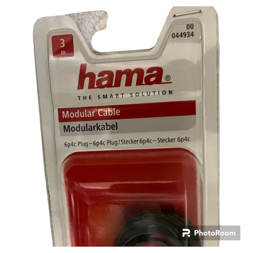 Hama Telefon-Verbindungskabel 6p4c Stecker Modularkabel in Baltmannsweiler